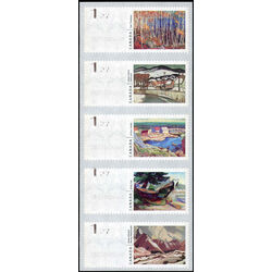 canada stamp cp computer vended postage kiosk cp39 43 strip landscapes by canadian painters 6 35 2019