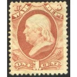 us stamp o officials o83 war 1 1873