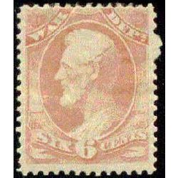 us stamp o officials o86 war 6 1873