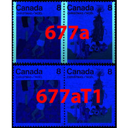 canada stamp 677at1 child family christmas 1975