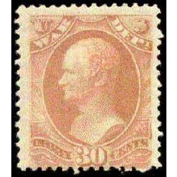 us stamp o officials o92 war 1873
