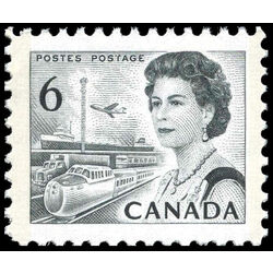 canada stamp 460fpiv queen elizabeth ii transportation 6 1972