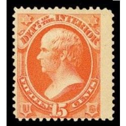 us stamp officials o o102 interior 15 1879