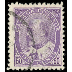 canada stamp 95 edward vii 50 1908 U F VF 029