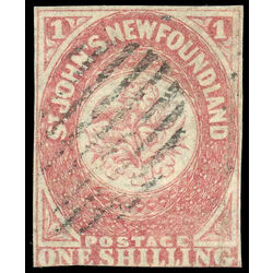 newfoundland stamp 23 1861 third pence issue 1sh 1861 U F 006