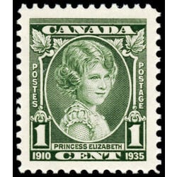canada stamp 211 princess elizabeth 1 1935