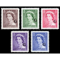 canada stamp o official o33 o37 queen elizabeth ii karsh portrait 1953