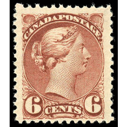 canada stamp 43 queen victoria 6 1888 M F VF 040