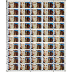 canada stamp 615 jeanne mance 8 1973 M PANE BL