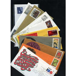 collection of 20 different old canada first day covers years 1966 1971  