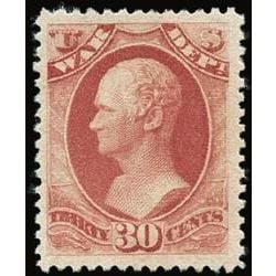 us stamp officials o o120 war 30 1879