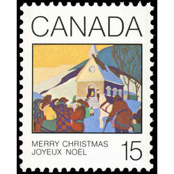 canada stamp 870 christmas morning 15 1980