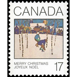 canada stamp 871 sleigh ride 17 1980