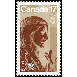 canada stamp 885 kateri tekakwitha 17 1981
