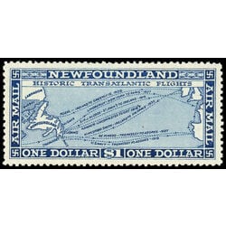 newfoundland stamp c8 historic transatlantic flights 1 00 1931 M VF 009