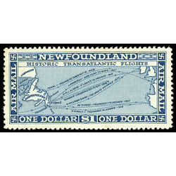 newfoundland stamp c11 historic transatlantic flights 1 00 1931 M VF 006
