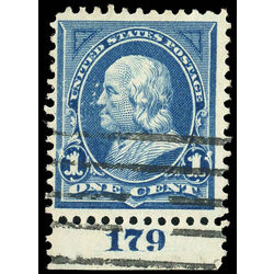 us stamp postage issues 264 franklin 1 1895 U F 001