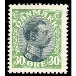 denmark stamp 111 king christian x 1918