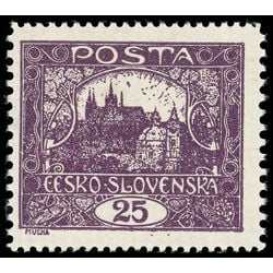 czechoslovakia stamp 46b hradcany at prague 1919
