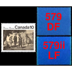 canada stamp 579ii iroquoian encampment 10 1976