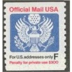 us stamp officials o o144 us post only great seal 29 1991