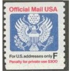 us stamp officials o o144 us post only great seal 29 1991