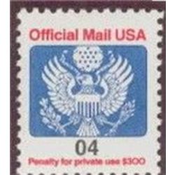 us stamp officials o o146 official mail usa great seal 4 1991