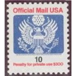 us stamp officials o o146a official mail great seal 10 1991