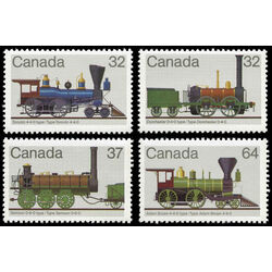 canada stamp 999 1002 canadian locomotives 1836 1860 1 1983