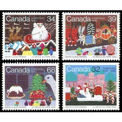 canada stamp 1067 70 christmas santa claus parade 1 73 1985