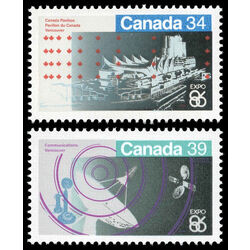 canada stamp 1078 9 expo 86 1986