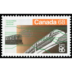 canada stamp 1093 transportation 68 1986