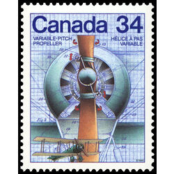 canada stamp 1102 variable pitch propeller 34 1986