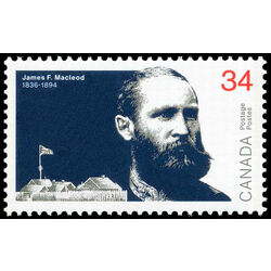 canada stamp 1109 james f macleod 1836 1894 34 1986