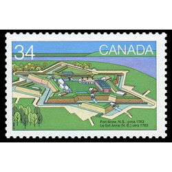 canada stamp 1051 fort anne nova scotia 34 1985