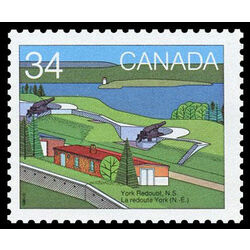 canada stamp 1058 york redoubt nova scotia 34 1985