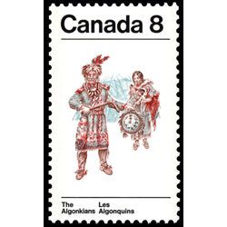 canada stamp 569i algonkian couple 8 1973