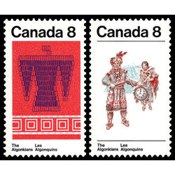 canada stamp 568 9 algonkian indians 1973
