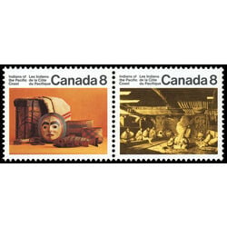 canada stamp 571a pacific coast indians 1974