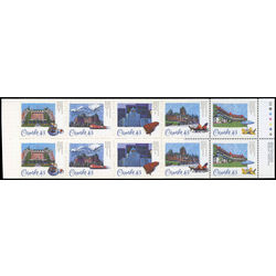 canada stamp 1471b historic cpr hotels 1993