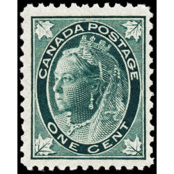 canada stamp 67 queen victoria 1 1897 M F VFNH 011