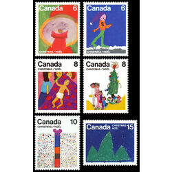 canada stamp 674 9 christmas 53 1975