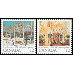 canada stamp 733 4 tom thomson 1977