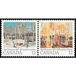 canada stamp 734a tom thomson 1977