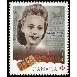 canada stamp 2521i viola desmond 2012