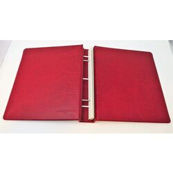 2 used lighthouse binders and slipcases