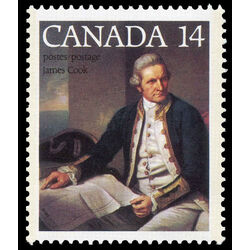 canada stamp 763 captain james cook 14 1978