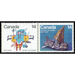 canada stamp 770a inuit travel 1978