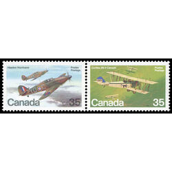 canada stamp 876a military aircraft 1980