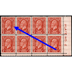 canada stamp 192i block king george v 1932 PB LR 004